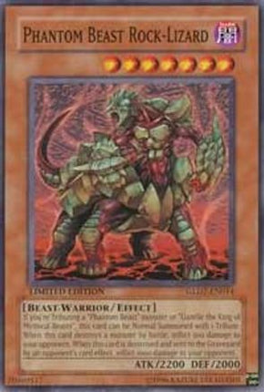 Phantom Beast Rock-Lizard (Common / Short Print) [GLD2-EN014] Gold Series 2009 Limited