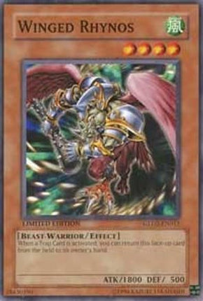 Winged Rhynos (Common / Short Print) [GLD2-EN015] Gold Series 2009 Limited