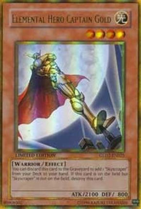 Elemental Hero Captain Gold (Ultra Rare) [GLD2-EN025] Gold Series 2009 Limited