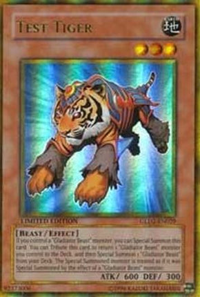 Test Tiger (Ultra Rare) [GLD2-EN029] Gold Series 2009 Limited
