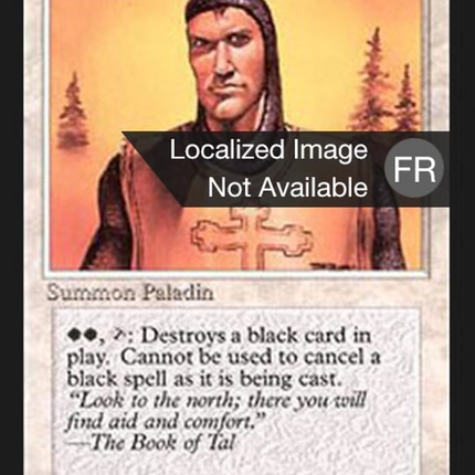 Northern Paladin - Paladin du nord  [Foreign Black Border]