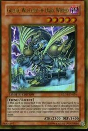 Goldd, Wu-Lord of Dark World (Gold Rare) [GLD1-EN024] Gold Series 2008 Limited