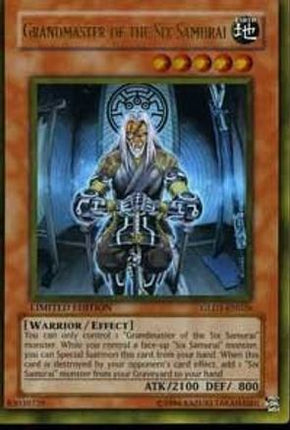 Grandmaster of the Six Samurai (Gold Rare) [GLD1-EN026] Gold Series 2008 Limited