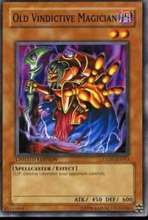 Old Vindictive Magician (Common / Short Print) [GLD1-EN013] Gold Series 2008 Limited