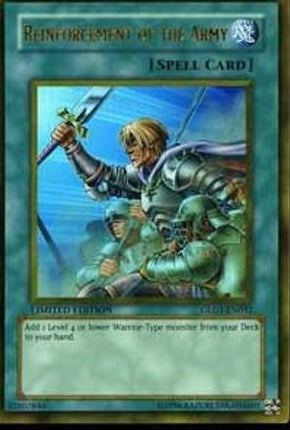 Reinforcement of the Army (Gold Rare) [GLD1-EN032] Gold Series 2008 Limited