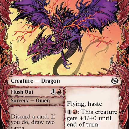 Stormshriek Feral (Showcase) [Tarkir: Dragonstorm] Foil