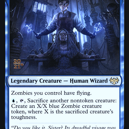 Geralf, Visionary Stitcher [Innistrad: Crimson Vow Promos] Prerelease Foil