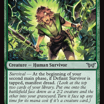 Defiant Survivor [Duskmourn: House of Horror] Foil