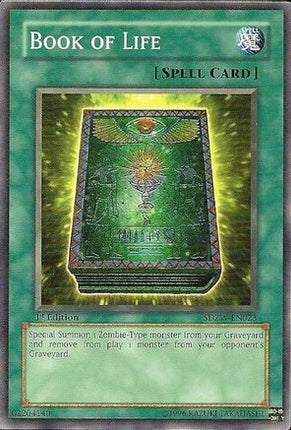 Book of Life (Common / Short Print) [SDZW-EN023] Structure Deck: Zombie World 1st Edition