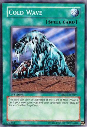 Cold Wave (Common / Short Print) [SDZW-EN019] Structure Deck: Zombie World 1st Edition