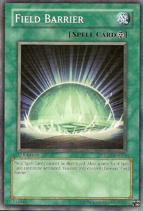 Field Barrier (Common / Short Print) [SDZW-EN028] Structure Deck: Zombie World 1st Edition