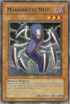 Marionette Mite (Common / Short Print) [SDZW-EN014] Structure Deck: Zombie World 1st Edition