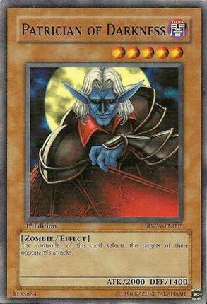 Patrician of Darkness (Common / Short Print) [SDZW-EN005] Structure Deck: Zombie World 1st Edition