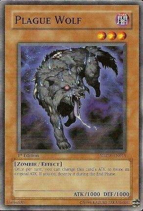 Plague Wolf (Common / Short Print) [SDZW-EN015] Structure Deck: Zombie World 1st Edition