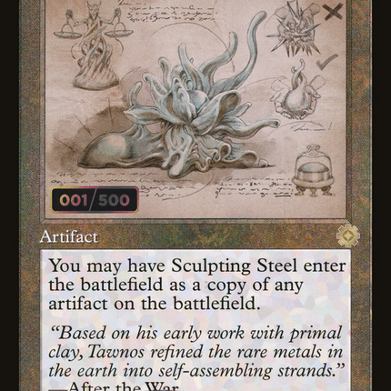 Sculpting Steel (Retro) [The Brothers' War Retro Artifacts] Serialized Foil
