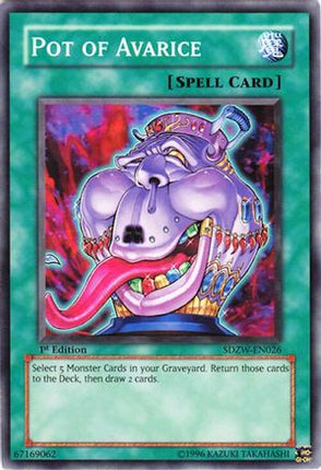 Pot of Avarice (Common / Short Print) [SDZW-EN026] Structure Deck: Zombie World 1st Edition