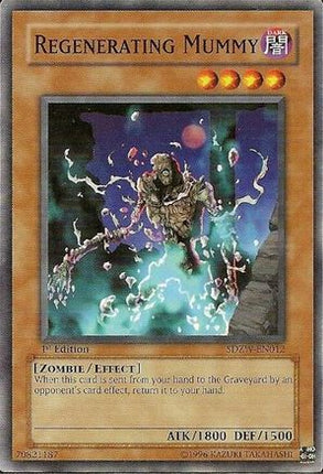 Regenerating Mummy (Common / Short Print) [SDZW-EN012] Structure Deck: Zombie World 1st Edition