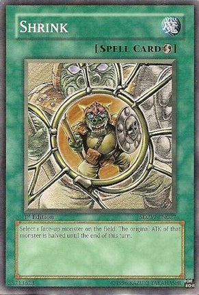 Shrink (Common / Short Print) [SDZW-EN027] Structure Deck: Zombie World 1st Edition