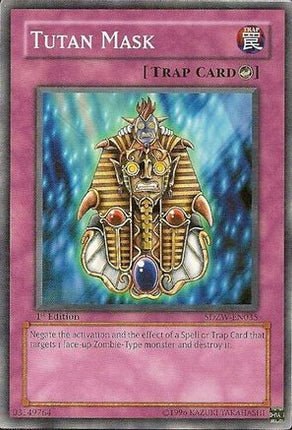 Tutan Mask (Common / Short Print) [SDZW-EN035] Structure Deck: Zombie World 1st Edition