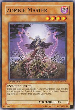 Zombie Master (Common / Short Print) [SDZW-EN016] Structure Deck: Zombie World 1st Edition