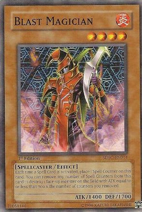 Blast Magician (Common / Short Print) [SDSC-EN014] Structure Deck: Spellcaster's Command 1st Edition