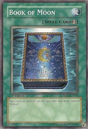 Book of Moon (Common / Short Print) [SDSC-EN030] Structure Deck: Spellcaster's Command 1st Edition