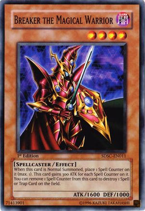Breaker the Magical Warrior (Common / Short Print) [SDSC-EN011] Structure Deck: Spellcaster's Command 1st Edition