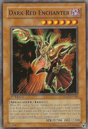 Dark Red Enchanter (Common / Short Print) [SDSC-EN006] Structure Deck: Spellcaster's Command 1st Edition