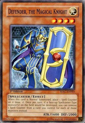 Defender, The Magical Knight (Common / Short Print) [SDSC-EN003] Structure Deck: Spellcaster's Command 1st Edition