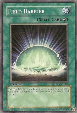 Field Barrier (Common / Short Print) [SDSC-EN034] Structure Deck: Spellcaster's Command 1st Edition