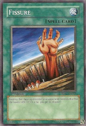 Fissure (Common / Short Print) [SDSC-EN025] Structure Deck: Spellcaster's Command 1st Edition