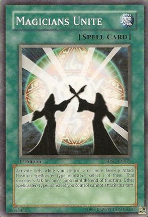 Magicians Unite (Common / Short Print) [SDSC-EN021] Structure Deck: Spellcaster's Command Unlimited