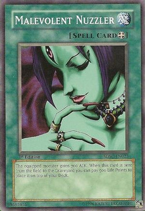 Malevolent Nuzzler (Common / Short Print) [SDSC-EN023] Structure Deck: Spellcaster's Command 1st Edition