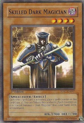 Skilled Dark Magician (Common / Short Print) [SDSC-EN007] Structure Deck: Spellcaster's Command 1st Edition