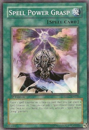 Spell Power Grasp (Common / Short Print) [SDSC-EN020] Structure Deck: Spellcaster's Command 1st Edition