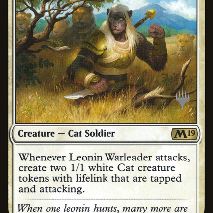 Leonin Warleader [Core Set 2019 Promos]