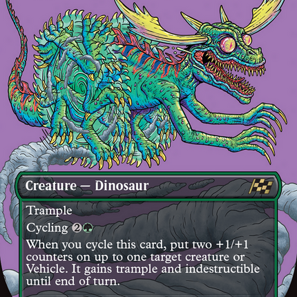 Agonasaur Rex (Borderless) [Aetherdrift] Foil