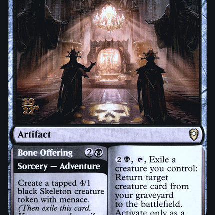 Altar of Bhaal // Bone Offering [Battle for Baldur's Gate Promos] Prerelease Foil
