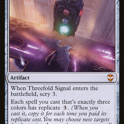 Threefold Signal [New Capenna Commander]