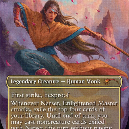 Narset, Enlightened Master (Borderless) [Secret Lair Drop] Foil