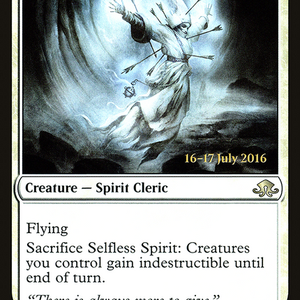 Selfless Spirit [Eldritch Moon Promos] Prerelease Foil