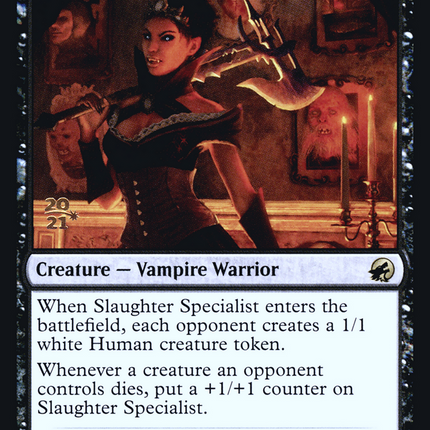 Slaughter Specialist [Innistrad: Midnight Hunt Promos] Prerelease Foil