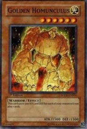 Golden Homunculus (Common / Short Print) [SDDE-EN004] Structure Deck: The Dark Emperor 1st Edition