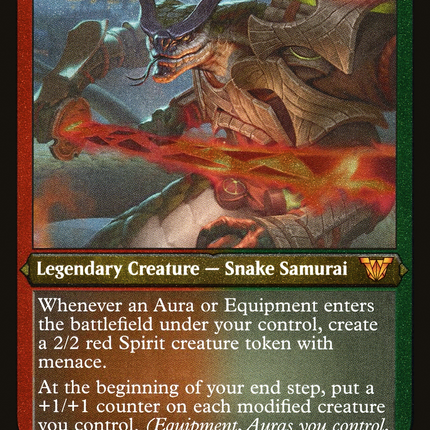 Chishiro, the Shattered Blade [Neon Dynasty Commander] Foil