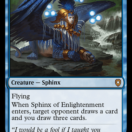 Sphinx of Enlightenment [Bloomburrow Commander]