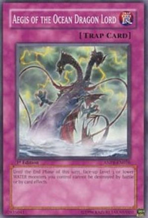 Aegis of the Ocean Dragon Lord (Common / Short Print) [ANPR-EN076] Ancient Prophecy 1st Edition