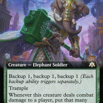 Conclave Sledge-Captain (Extended Art) [March of the Machine Commander] Foil