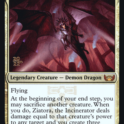 Ziatora, the Incinerator [Streets of New Capenna Promos] Prerelease Foil
