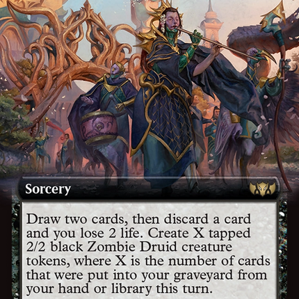 Welcome the Dead (Extended Art) [Commander: Tarkir: Dragonstorm]