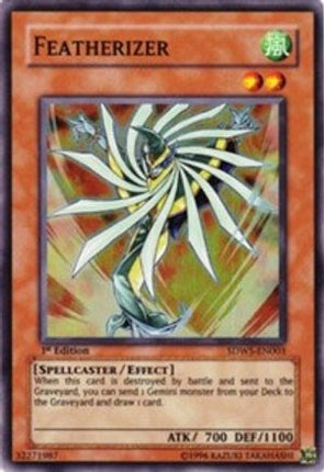 Featherizer (Super Rare) [SDWS-EN003] Structure Deck: Warriors' Strike 1st Edition